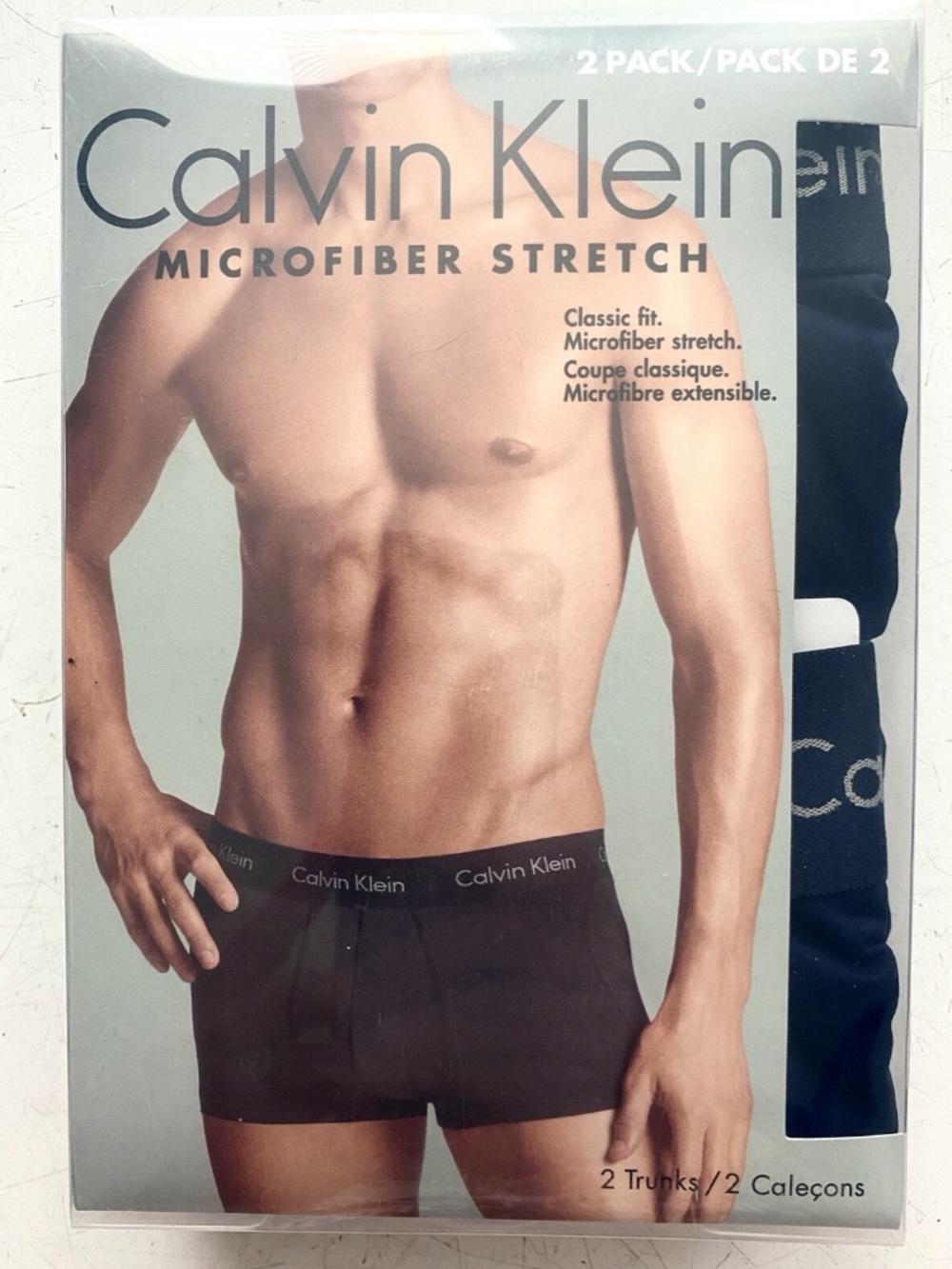 Calvin Klein New NIP Microfiber Stretch 2 Pack Trunk Underwear NP1907O 403 XL